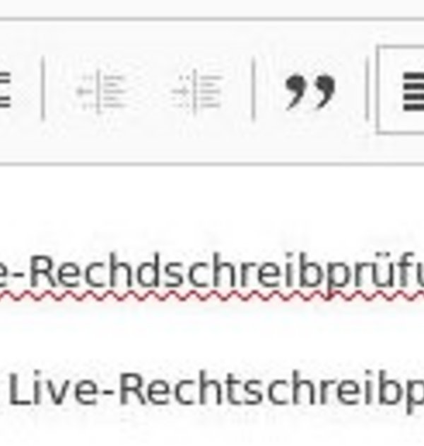 TYPO3 GRÜNE: Rich Text Editor mit Live-Rechtschreibprüfung (Spell Checking)