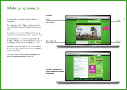 Bündnis 90/Die Grünen Corporate Design