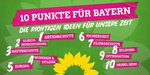 Grüne: 10 Punkte für Bayern. Wahl 2018
