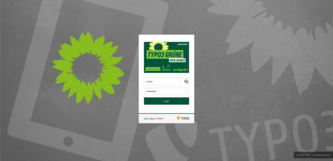 TYPO3-GRÜNE: Login-Formular