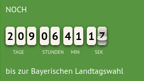 Der Wahlcounter: Noch 209 Tage bis zur Bayern-Wahl