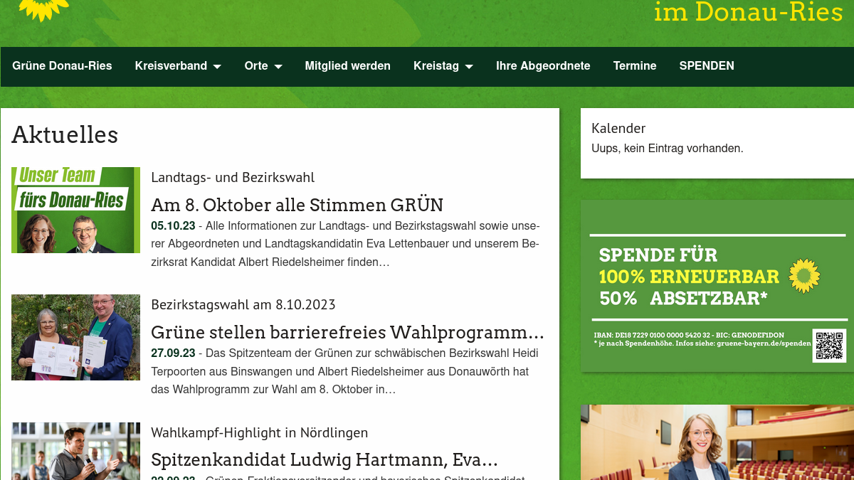 2015: BÜNDNIS 90/DIE GRÜNEN Design Klassik