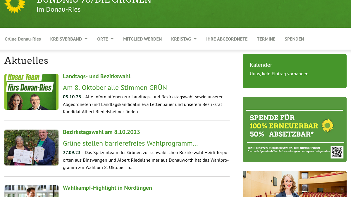 2021: BÜNDNIS 90/DIE GRÜNEN Design Sunflower I