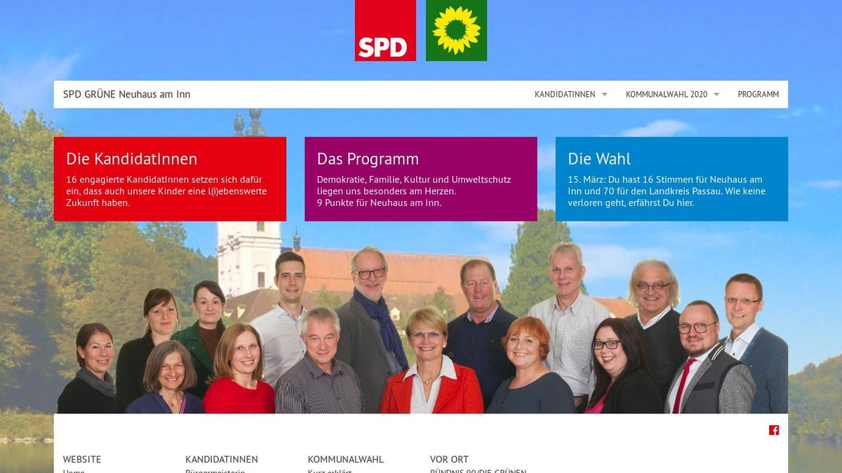 TYPO3 für SPD und GRÜNE: neuhaus.spdgruene.de