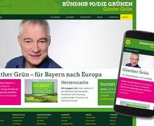 TYPO3-Paket Europa: Website für Grüne Kandidat*innen