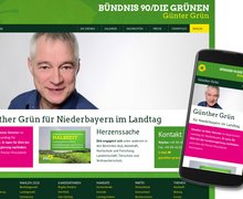 TYPO3 Grüne: Website für Grüne Kandidat*in (Beispiel)