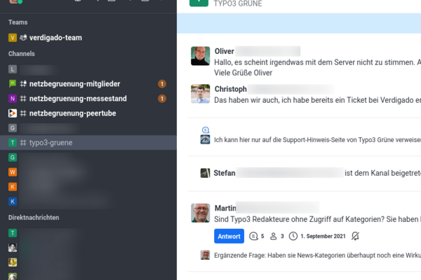 TYPO3 GRÜNE: Header-Grafik für Theme Persönlich